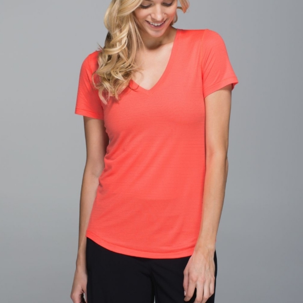🍋Lululemon What The Sport Tee *Mesh